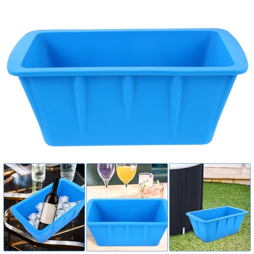 Molde grande de silicona para cubos de hielo 3L miniatura 6