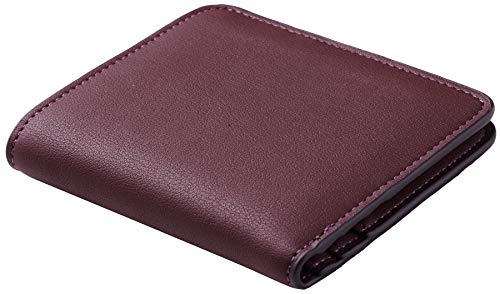 Toughergun Small Compact Bifold Wallet Genuine Leather RFID Blocking for Women with ID Window