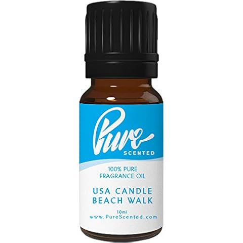 USA Candle Beach Walk Fragrance Oil - 10ml Suitable for Candles, Soaps, Slime, diffusers, Cosmetics, Wax Melts Cover