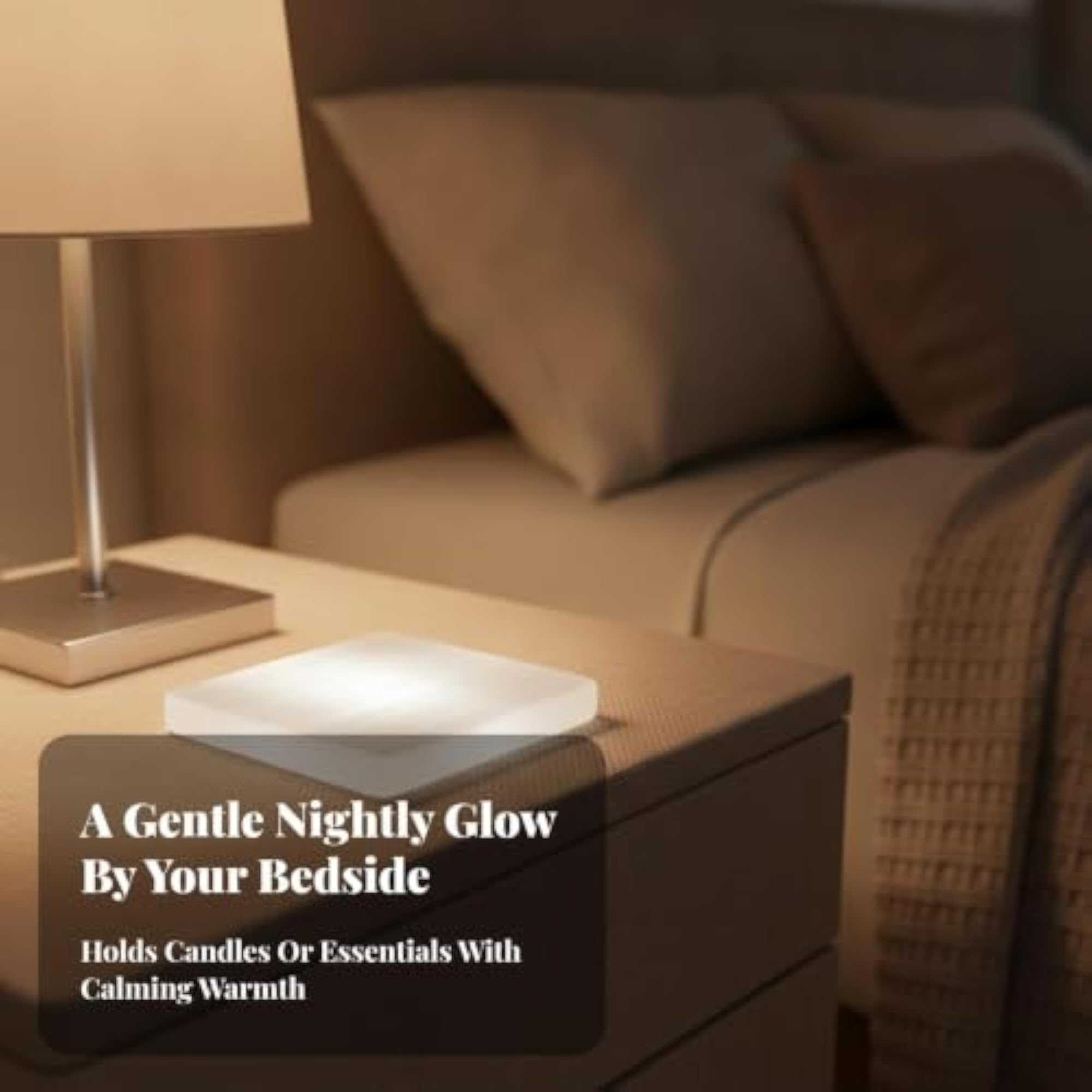 Translucent Gypsum Coaster Set for Minimalist Decor