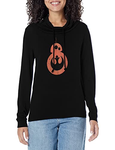 Camisa Star Wars con cuello capucha Rebel Eight para mujer knit