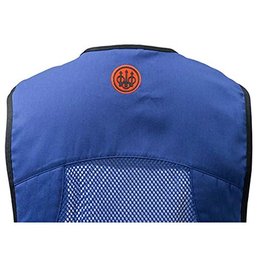Image of Beretta Unisex Full Mesh Shooting Vest - Breathable Lightweight Competition Vest with Cartridge Pockets & Comfortable Fit | Breathable, lightweight apparel, with cartridge pockets, comfortable fit