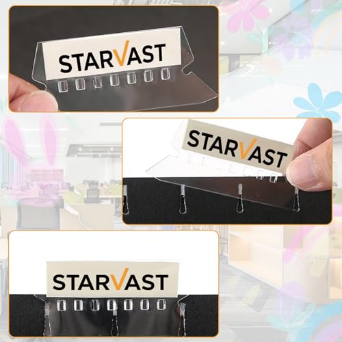 STARVAST A4-Hängemappen, 36 Stück, Aktenschrank, Hängemappen mit Registern und Karteneinsätzen, für Schule, Zuhause, Arbeit, Büro, Organisation (Schwarz, A4)