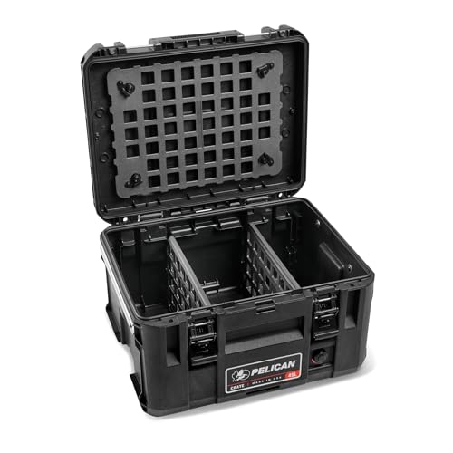 Pelican Crate - 45 Liter Storage Case - Cargo Box, Transport Case, Overland Case (Black) - image 3
