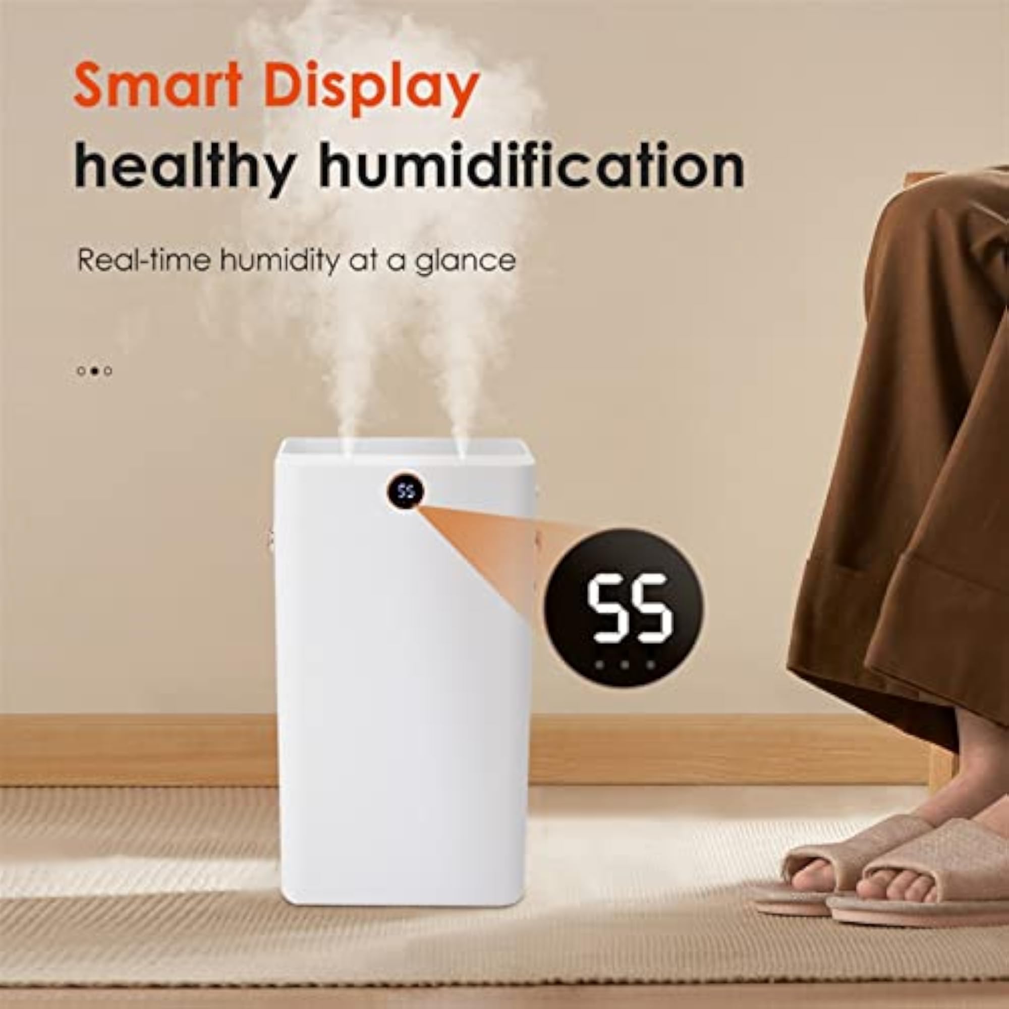 OLOMA Small Humidifier Large 3L Ultrasonic Aromatherapy