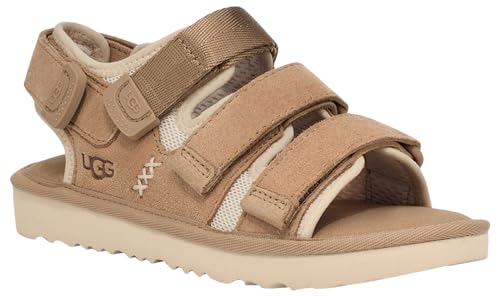 UGG Unisex-Child Goldencoast Multistrap Sandal, Sand, 6 Big Kid4