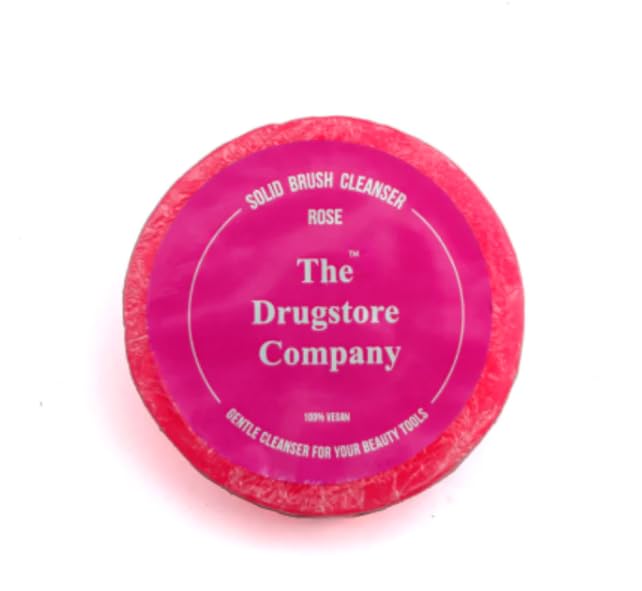 The Drugstore Company Makeup Brush Cleaner | Professional Makeup Brush Cleaner | Rose Makeup Brush Cleaner | Amazon Brush Cleaner | Solid Brush Cleanser 75 Gram-image-17