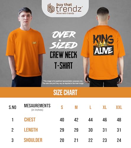 Image of Buy That Trendz Mens Oversized Tshirt 5 Motorsport Printed Crew Neck Cotton Drop Shoulder Half Sleeve Stylish Tshirt