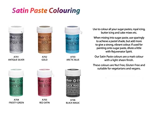 Sugarflair Pick Any 4 Concentrated Spectral, Pastel & Satin Pastes 25g
