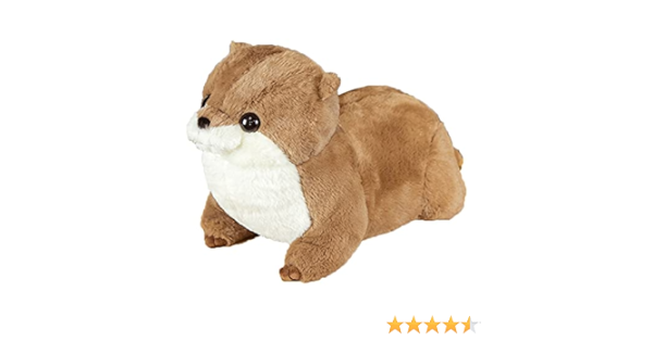 realistic otter stuffed animal