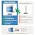 Mollor Drywall Repair Kit - Wall Patch & Spackle Paste with Scraper - Quick & Easy Wall Mending Solution - White Repair Putty (32oz/1KG)