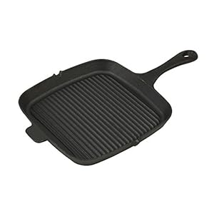 GoodCook Pre-Seasoned Cast Iron Gri...