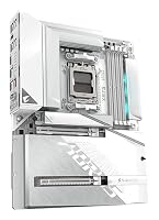 GIGABYTE X870 AORUS Stealth Ice Mainboard – Unterstützt AMD Ryzen 9000 CPUs, digitales 16+2+2 Phasen VRM, bis zu 8200 MHz DDR5 (OC), 2 x PCIe 5.0 + 2 x PCIe 4.0, Wi-Fi 7, 5 GbE LAN, USB 4 – Ansicht 4