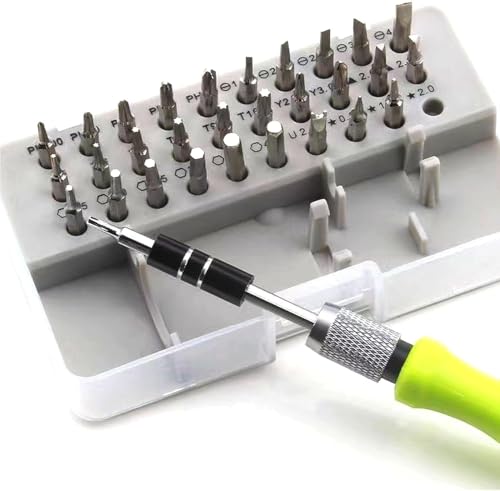 Image of 32 in 1 Interchangeble Multipurpose Mini Screwdriver Set Magnetic Slot Wrench Bits Repair Tools Kit Set Combination Screwdriver Set for Home Appliance,Laptop,Mobile,Computer