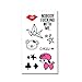 Produktbild Leoboone Cartoon Temporäre Tattoo Aufkleber Sicher Temporäre Kinder Tattoo Aufkleber Lustige Cartoon Muster Body Art Tattoos
