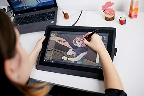 Image of Wacom Cintiq 16 DTK-1660 Creative Pen Graphic Tablet with Vibrant HD Display and Pro Pen 2,Black Small