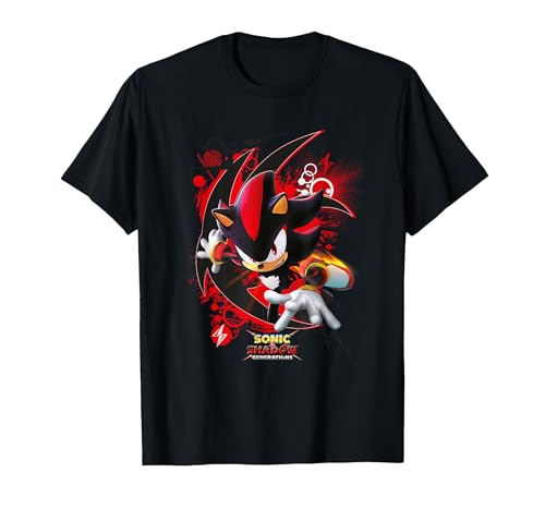 Générations Sonic x Shadow T-Shirt, Homme, Noir, M