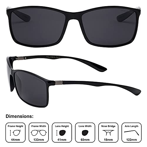 Polarized Flexible Lightweight Sports Sunglasses Bendable TR90 Plastic4