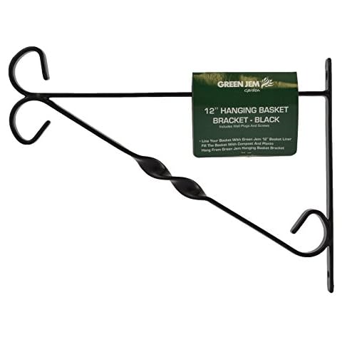 Green Jem 12-Inch Hanging Basket Bracket Cover