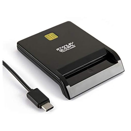 Stanley Global SGT111-9c CAC PIV Smart Card Reader (USB C) (FIPS 201) (TAA Compliant)