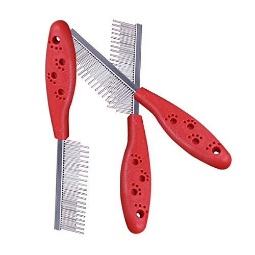 Pettine per Cani, 3 PCS Pettine Pet Grooming per