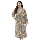CHALEUR ET CONFORT : Ce peignoir long d'hiver vous enveloppe de douceur et de confort, vous procurant une agréable sensation de chaleur et de confort. Idéal for se détendre à la maison ou profiter d'une soirée tranquille avec un livre et une tasse de thé.