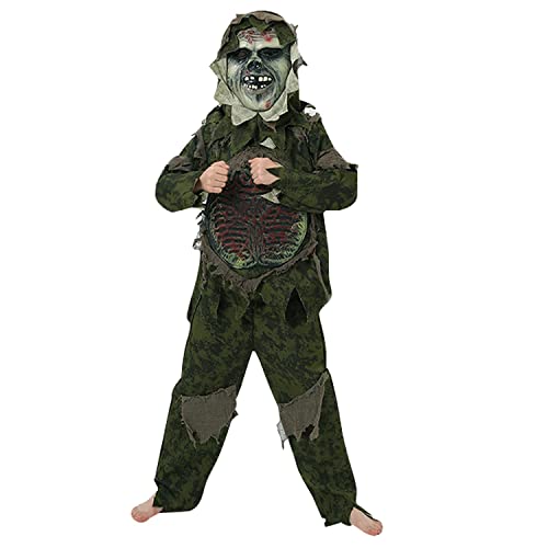 Young Antelope Zombie Costume Monster Cosplay Halloween Kids Role Play Dress Up Party (S) #TOP5