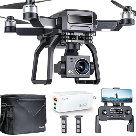F7GB2 Drone with 4K Camera for Adults+B65W Fast Wall Charger for Charging Drones and more Cover