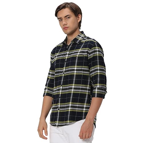 Image of MUFTI Mens Cotton Slim Fit Shirt