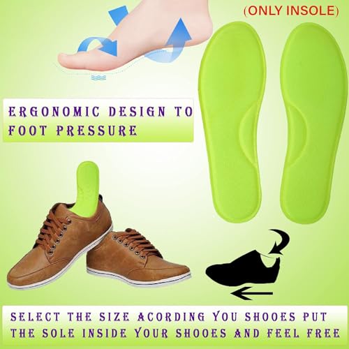 Image of BigPlayer Revitalize Your Every Step: Comfort Relaxable Memory Foam Insoles - Elevate All Shoes to Cloud-Like Comfort (Free Size)