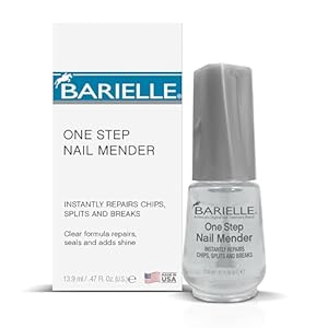 Barielle One Step Nail Mender .47 oz. – Repairs Split, Chipped and Damaged Nails Clear