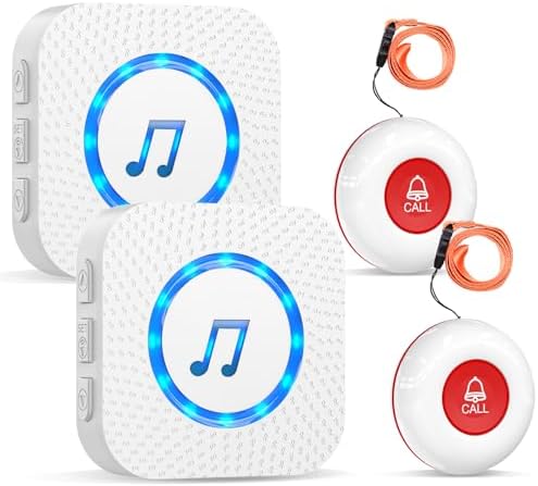 ChunHee Emergency Button Elderly with Alarm Seniors Integrated Wi...