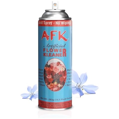 Larksilk Silk Flower Cleaner Spray for Artificial Plant & Flowers - Dust Remover Aerosol Spray for Fake Plants,Leaves & Décor - Artificial Plant Cleaner Spray No Wipe Finish, Silk Plant Cleaner Spray Cover