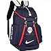 Nike Hoops Elite Pro USA Basketball Backpack - Navy - Large Sports Bag with Ventilated Shoe Compartment & Insulated Cooler Pocket - Professional Team Gear - One Size