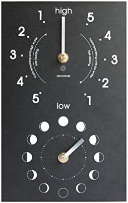 Birsppy Ashortwalk Moon Phase & Tide Clock made from recycled paper packaging