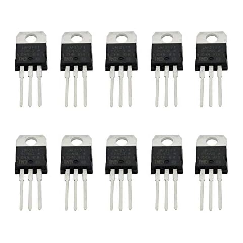 10PCS LM317T LM317 Adjustable Three Terminal Voltage Regulator TO-220 Transistor Output 1.5A 1.2V To 37V Cover