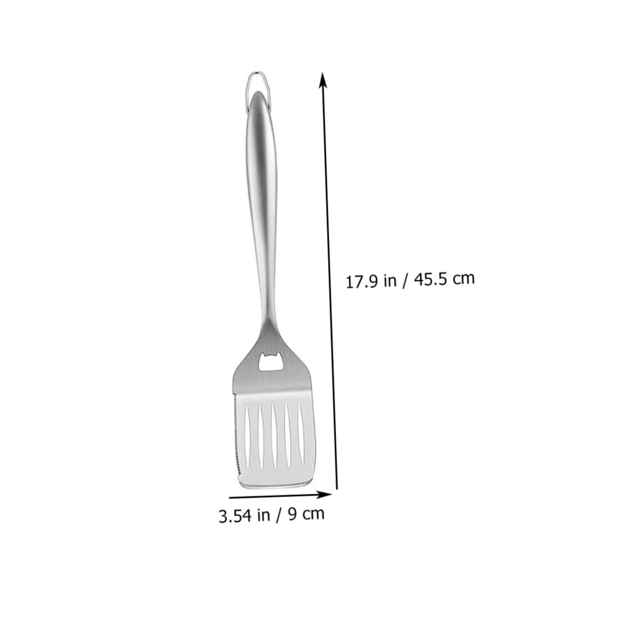 Set Utensili Barbecue in Acciaio Inox Professionale | Argento, Leggero e Riutilizzabile, Pinza Multiuso Forchetta e Spatola per Griglia