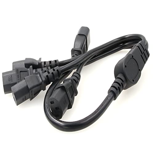 Eonvic Iec 320 C14 Male To 4Xc13 Female Y Type Splitter Power Cord (50Cm) #TOP3
