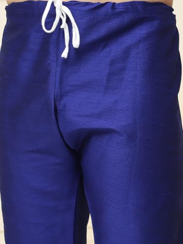 Image of SOJANYA Men's Dupion Silk Solid (Since 1958 Kurta Set & Churidaar Pyjama