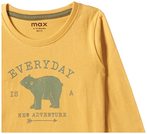 Image of Max Boy's Solid Regular Fit Tshirt