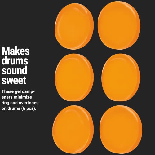Meinl Cymbals Cymbals Drum Honey Dampening Gel Pads, 6-Piece Pack With Container And Dividers (Mdh) #TOP1