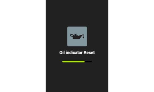 Oil indicator Reset