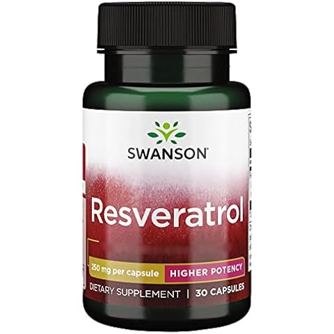 Swanson Resveratrol 250mg Capsules - High Dose Cover