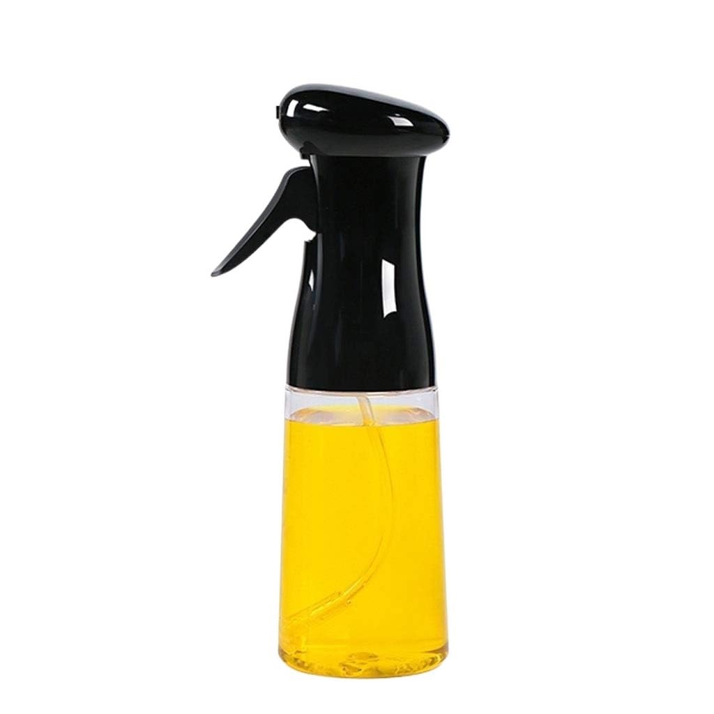 Ölsprühflasche, Sprühflasche für Speiseöl, Ölsprühflasche, transparente Olivenöl-Sprühflaschen for Kochen gesunder, hausgemachter Mahlzeiten, for Abgeben von Öl, Essig und Soße (Farbe: Schwarz) ( Colo