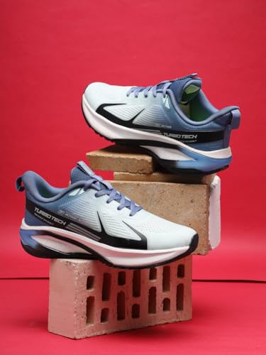 Image of Action | Athleo | NITRO-1004 | Men's | Lace-Up | Running | Shoes | Lightweight | Comfortable | Trendy | Breathable | Sports | Shoes