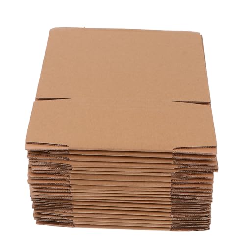 UTHCLO 20 piezas Cajas de Resistentes para Embalaje y Almacenaje Pack de Unidades Cajas Onduladas Reciclables para Envíos y Protección de Artículos