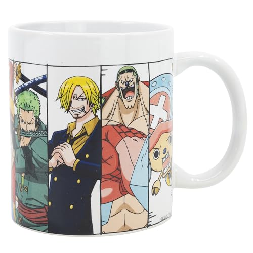 Stor TAZA CERAMICA 325 ML EN CAJA REGALO ONE PIECE CREW BATTLE YA