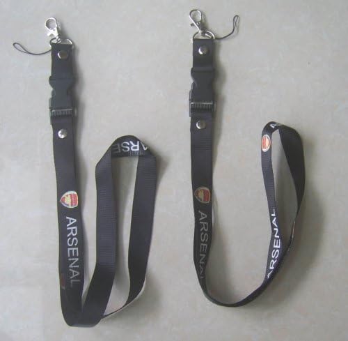 2 x Lanyard Key Chain Keyring Holder ARSENAL L1AB