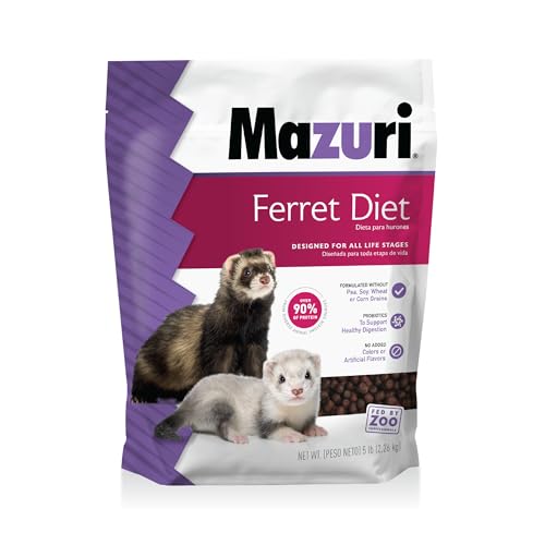 Mazuri | Ferret Food | 5 Pound (5 LB) Bag