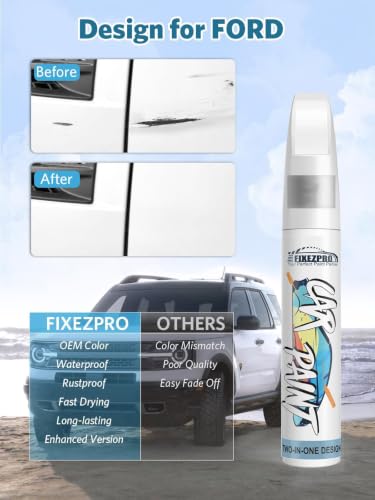 Image of Eruption Green Metallic(FA /M7476) Touch Up Paint for Ford, Exact Color Match Car Paint Scratch Repair Remover Pen Kit Fix Vehicle Chips and Automotive Nicks Scuff